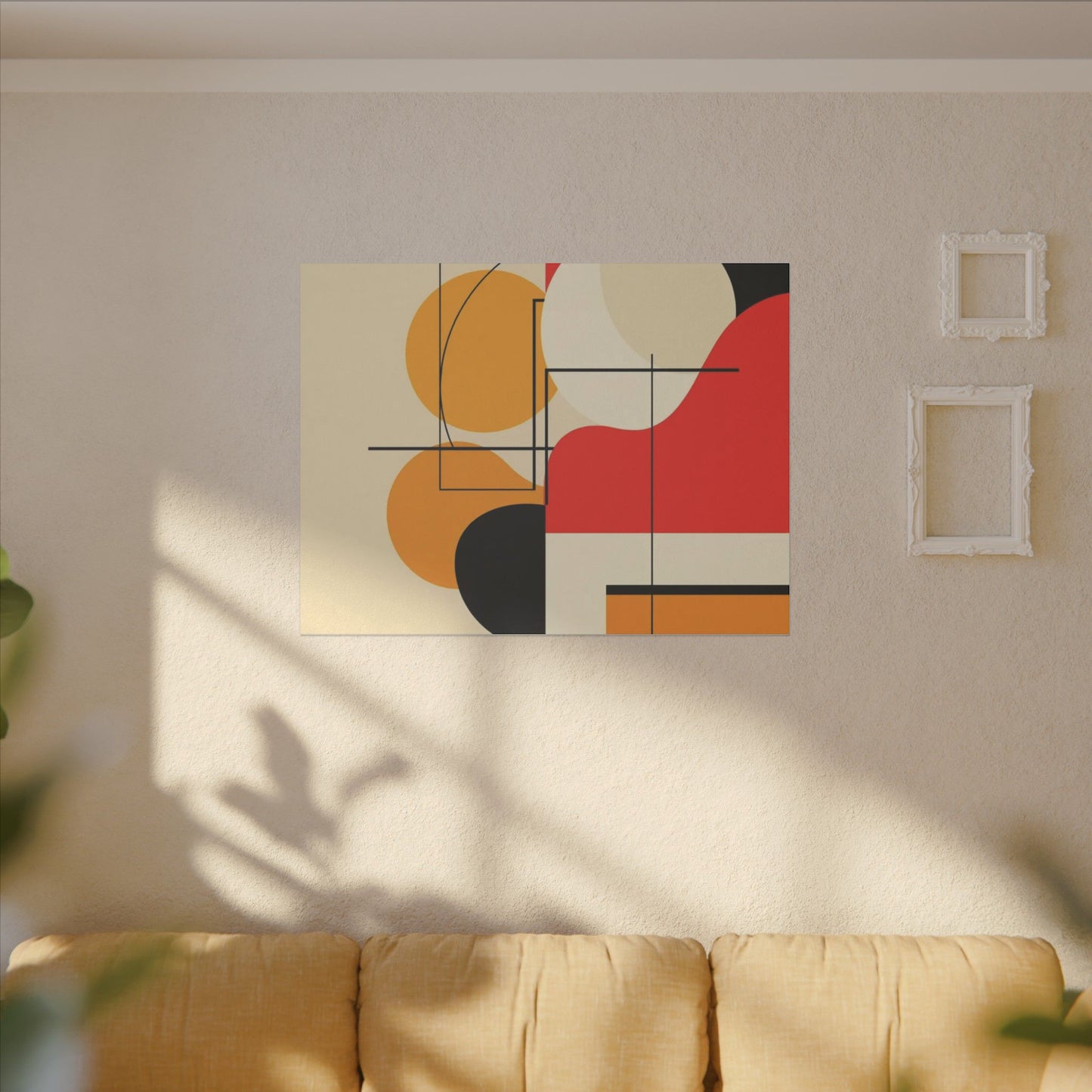 Geometric Harmony – Abstract Minimalist Canvas Art