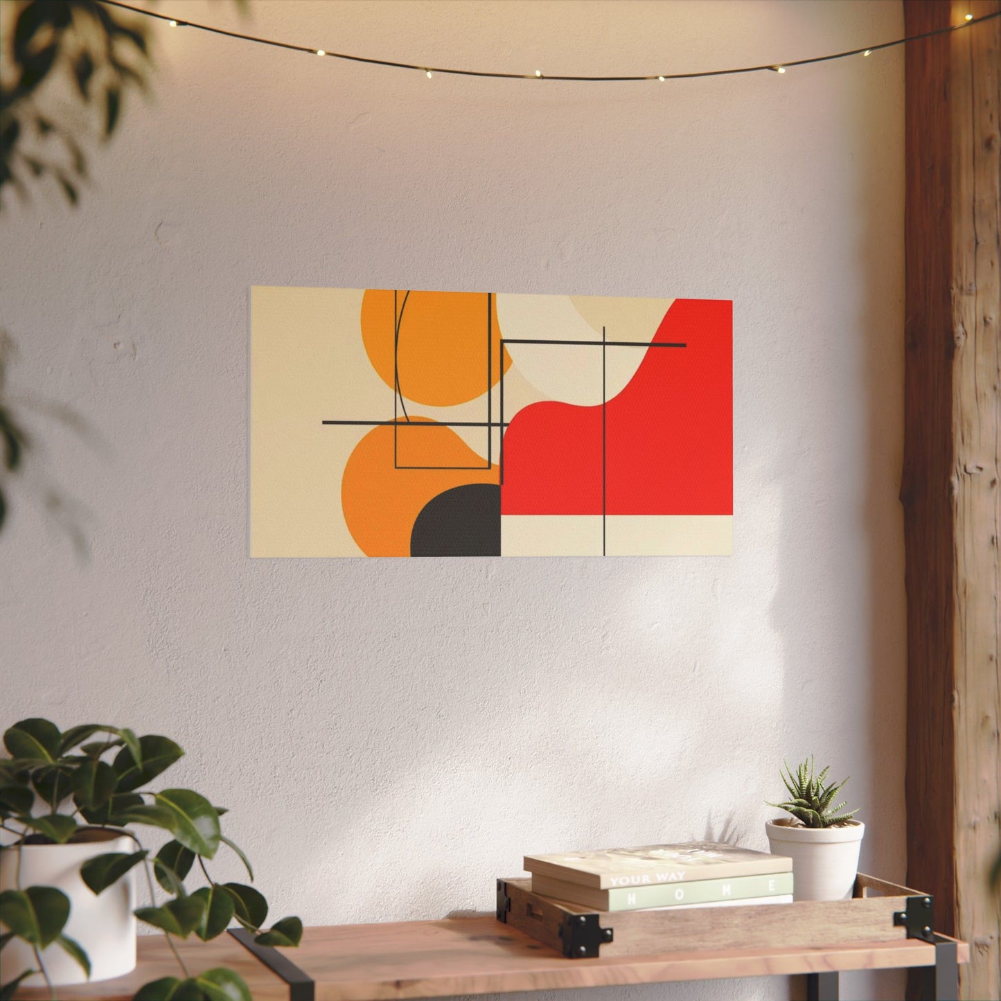 Geometric Harmony – Abstract Minimalist Canvas Art