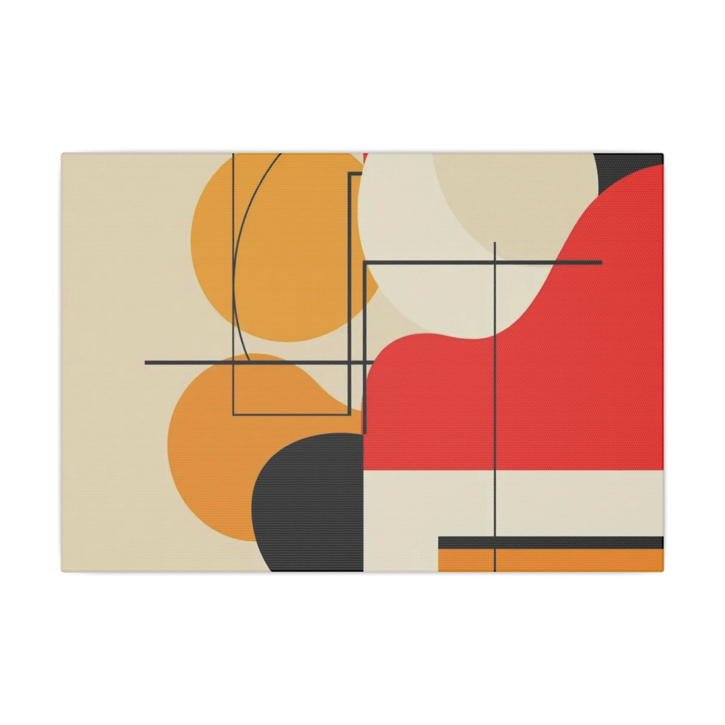 Geometric Harmony – Abstract Minimalist Canvas Art