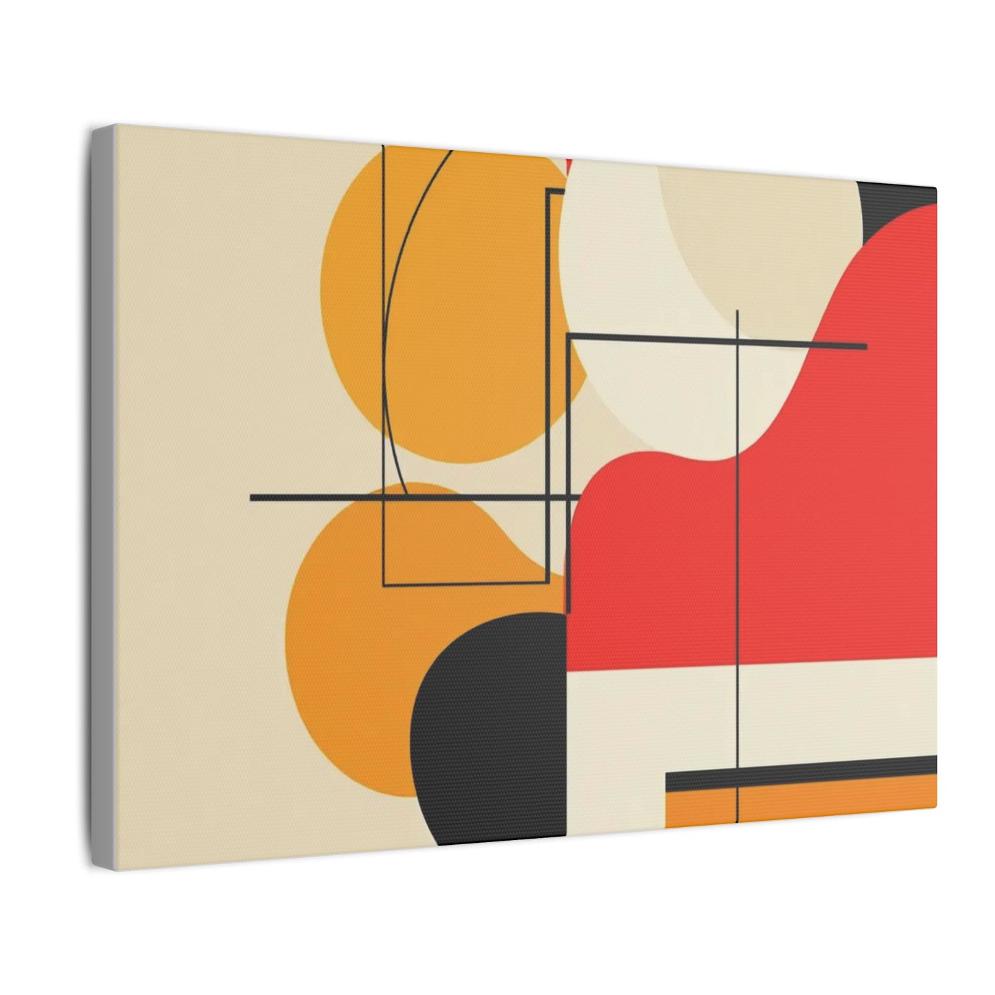 Geometric Harmony – Abstract Minimalist Canvas Art