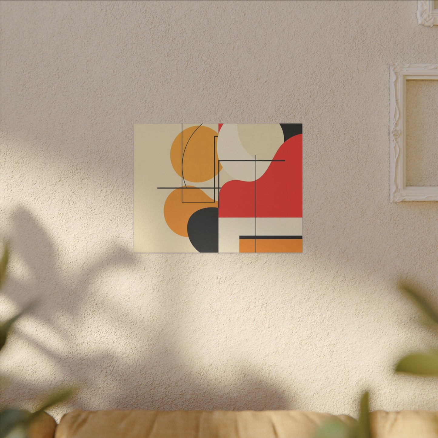Geometric Harmony – Abstract Minimalist Canvas Art