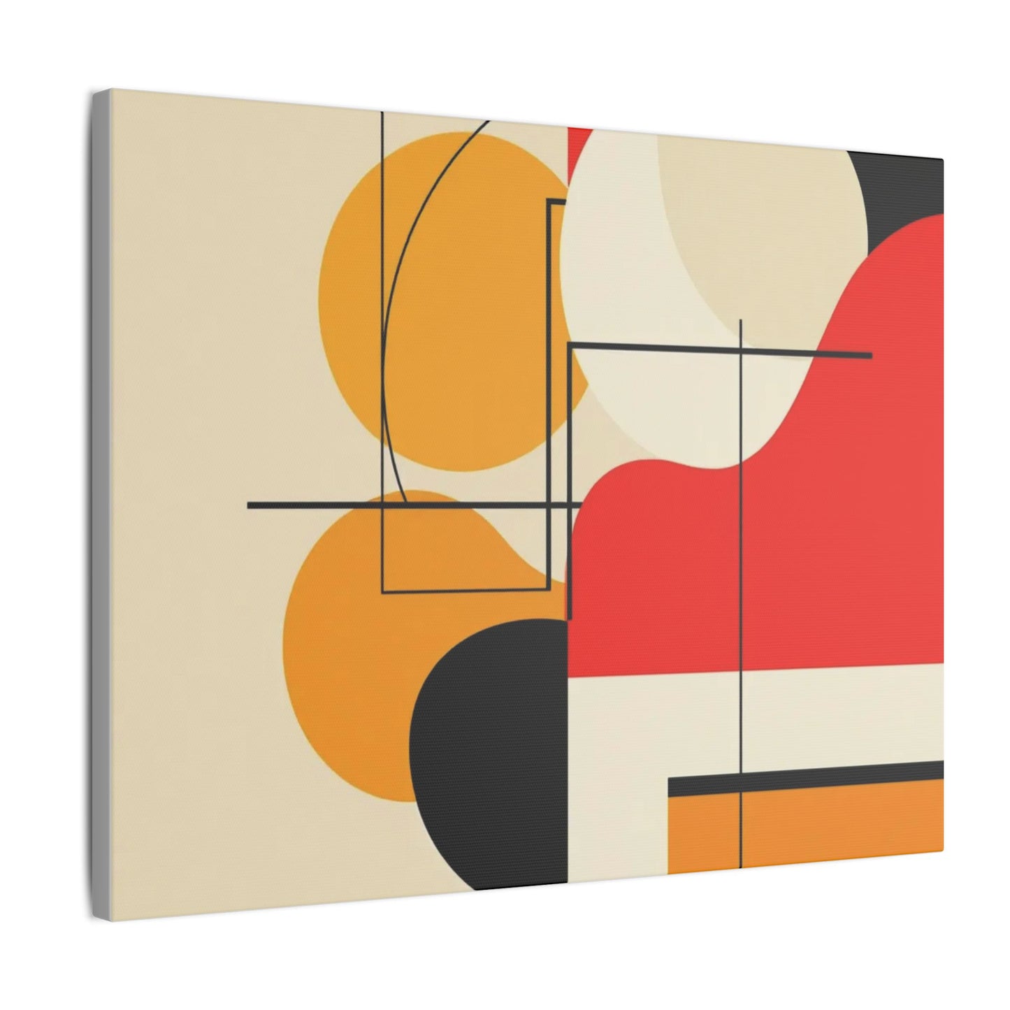 Geometric Harmony – Abstract Minimalist Canvas Art