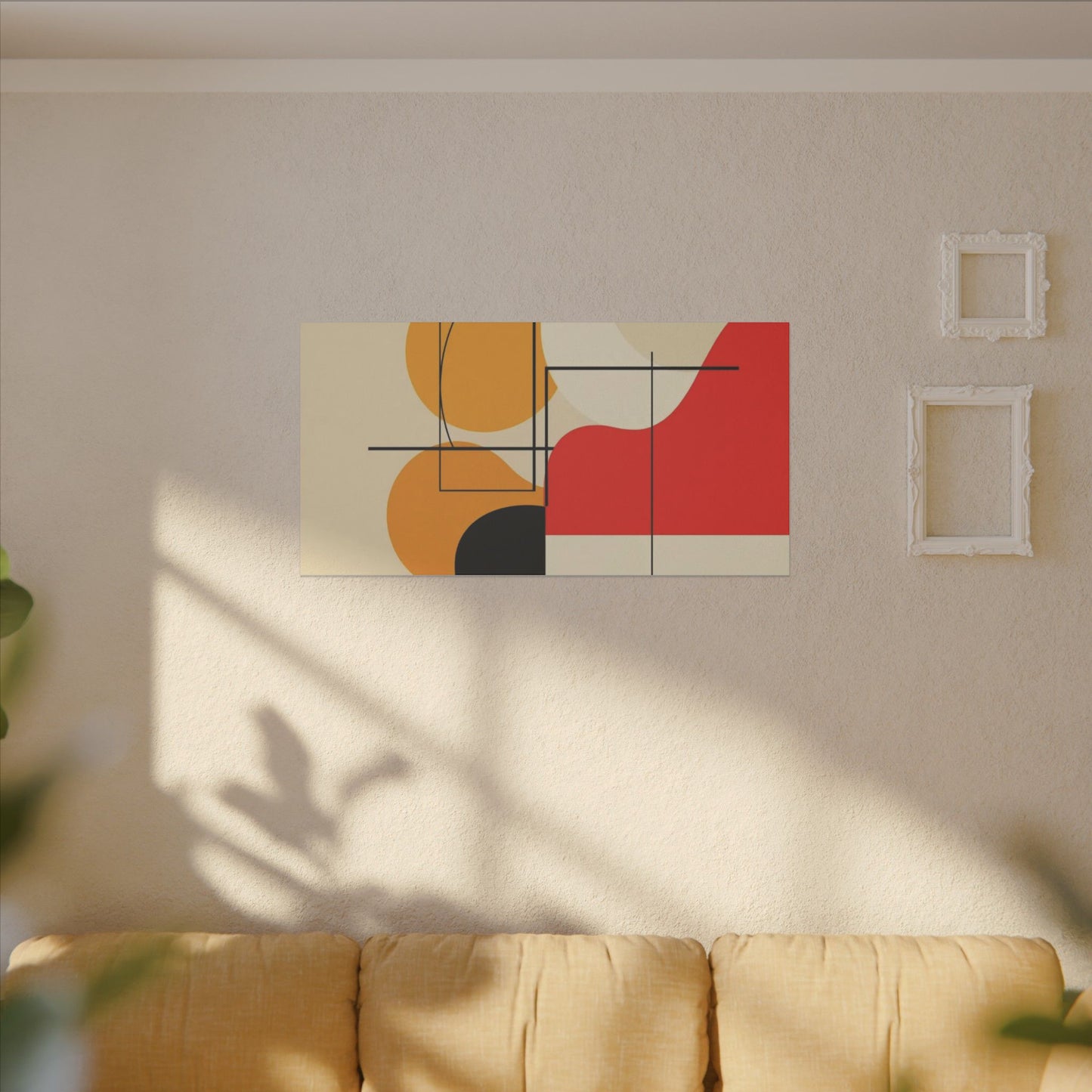 Geometric Harmony – Abstract Minimalist Canvas Art