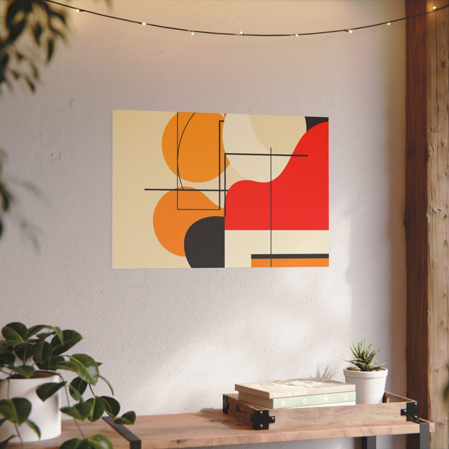 Geometric Harmony – Abstract Minimalist Canvas Art