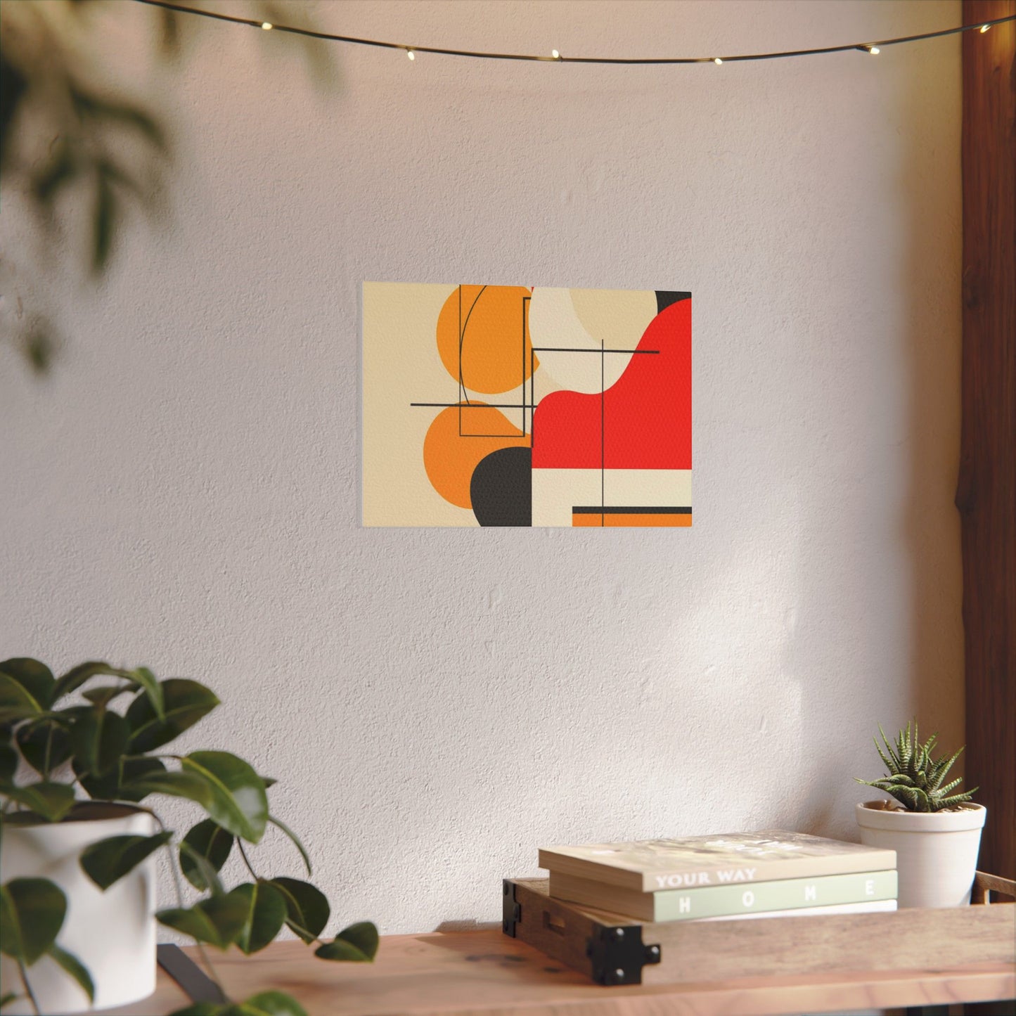 Geometric Harmony – Abstract Minimalist Canvas Art