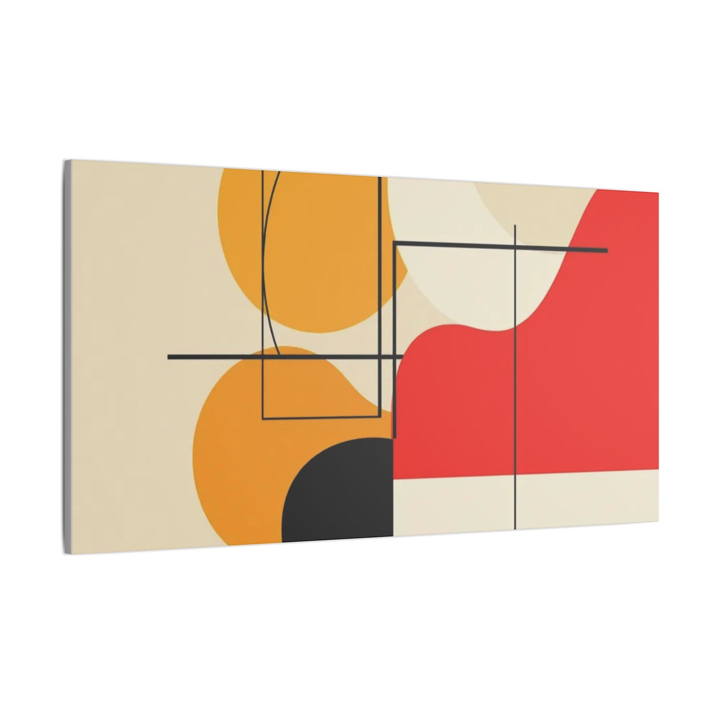 Geometric Harmony – Abstract Minimalist Canvas Art