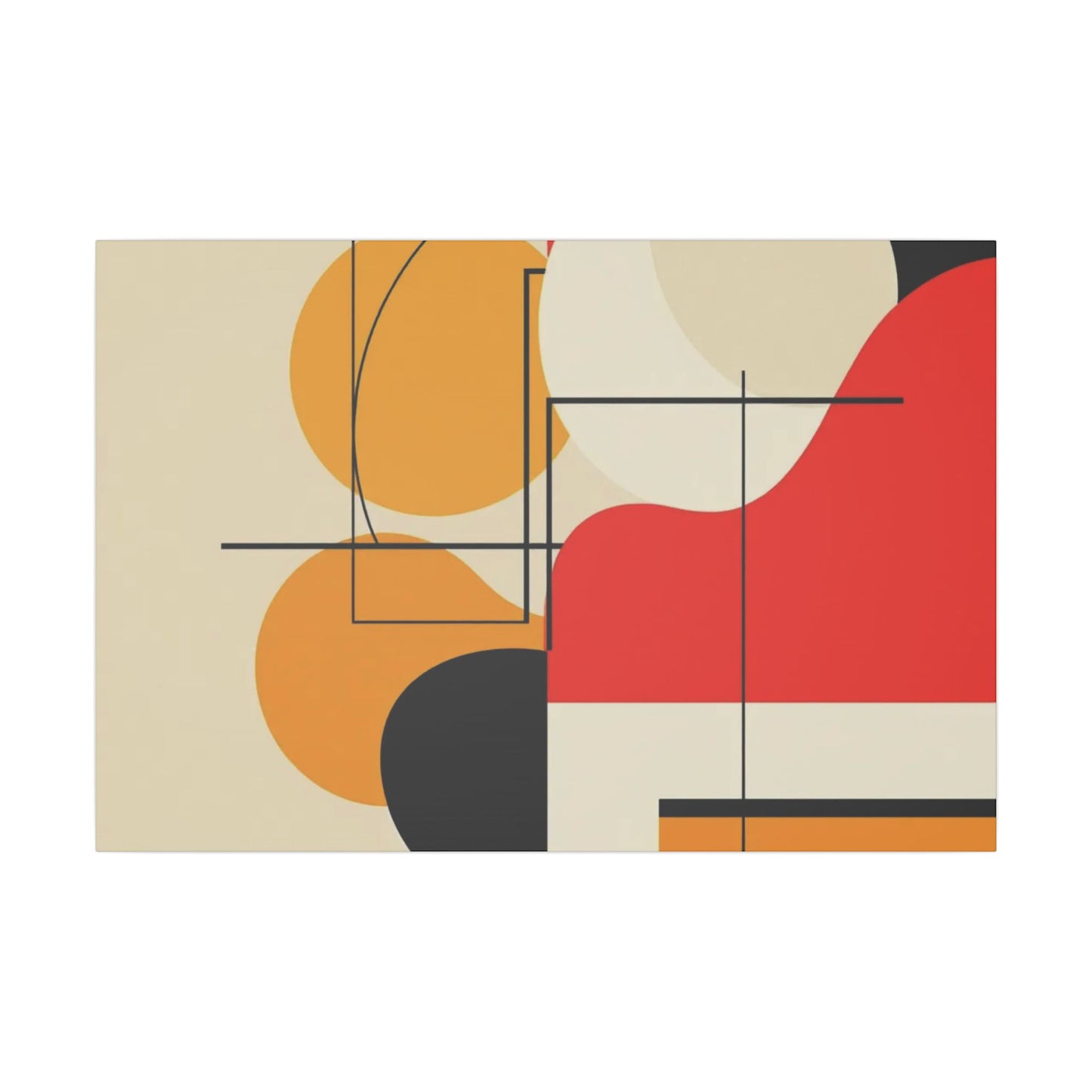 Geometric Harmony – Abstract Minimalist Canvas Art