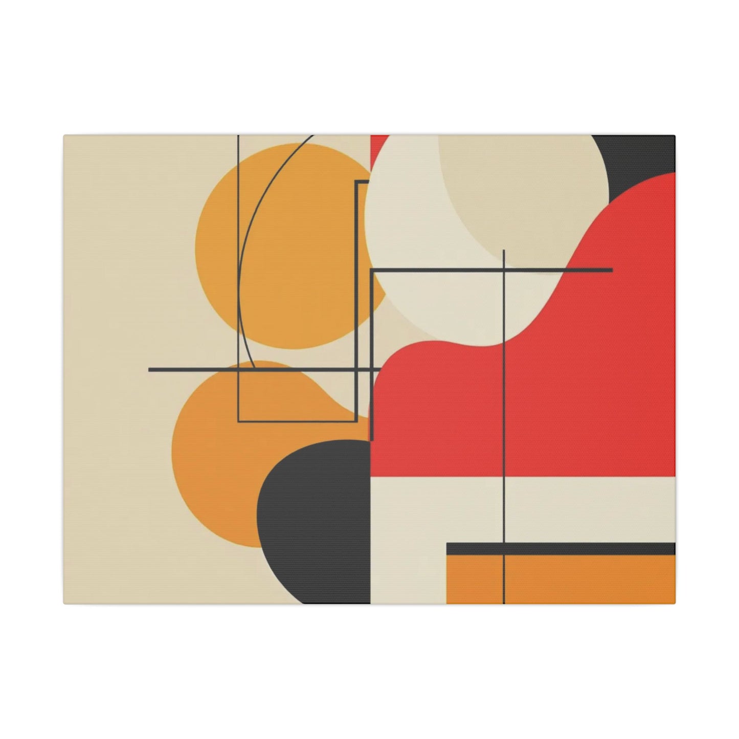 Geometric Harmony – Abstract Minimalist Canvas Art