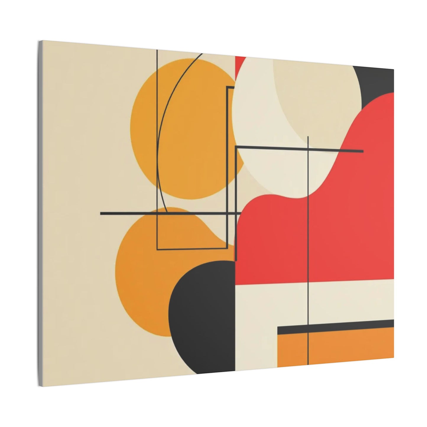 Geometric Harmony – Abstract Minimalist Canvas Art