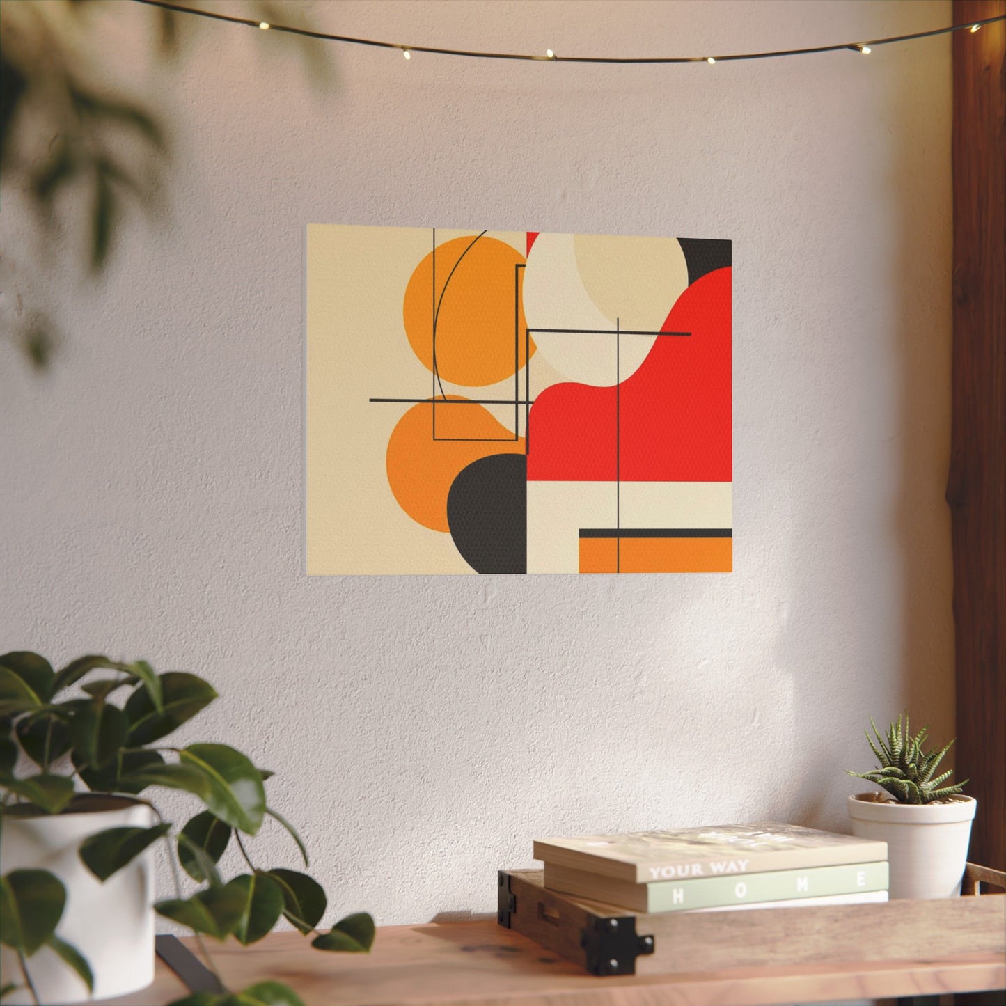 Geometric Harmony – Abstract Minimalist Canvas Art