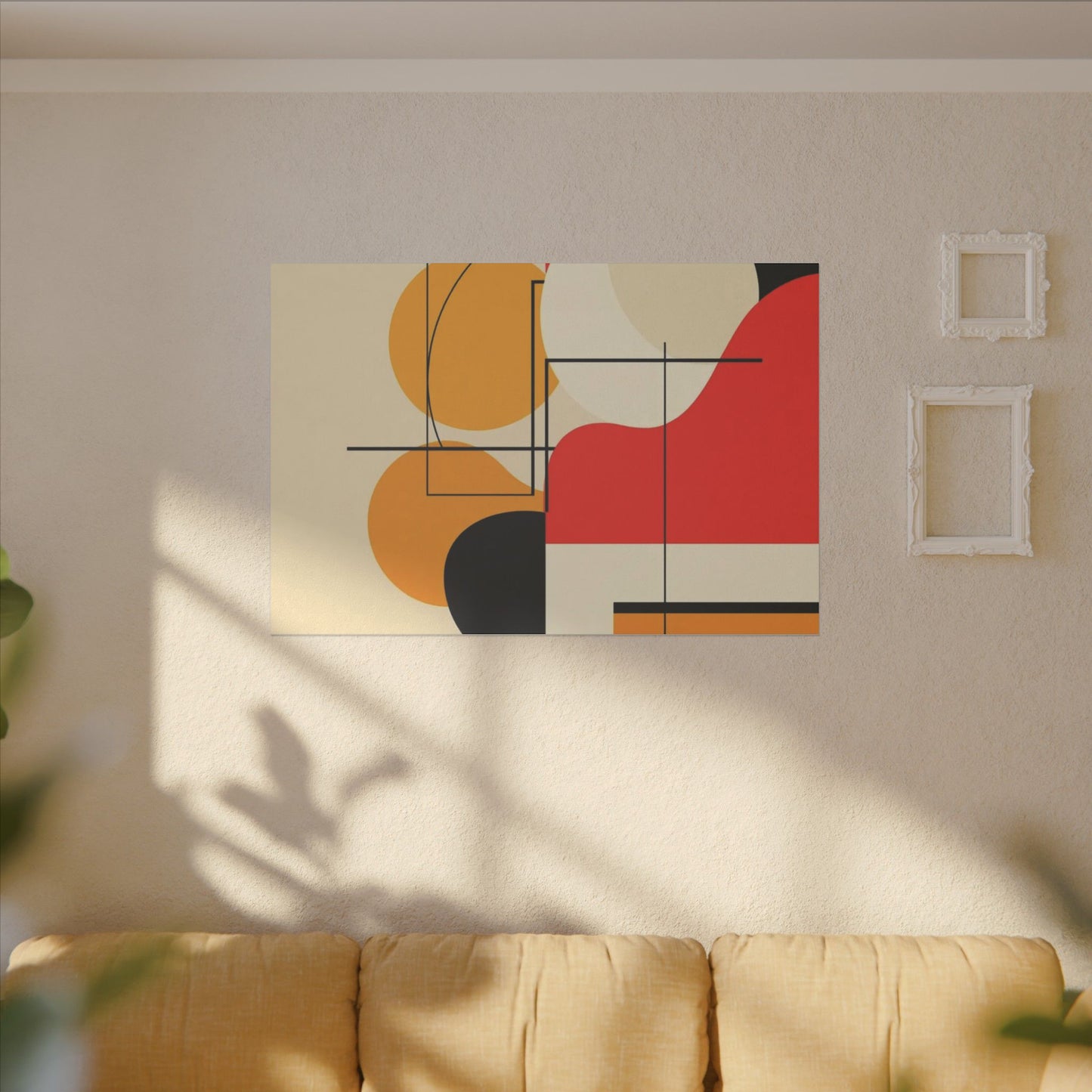 Geometric Harmony – Abstract Minimalist Canvas Art