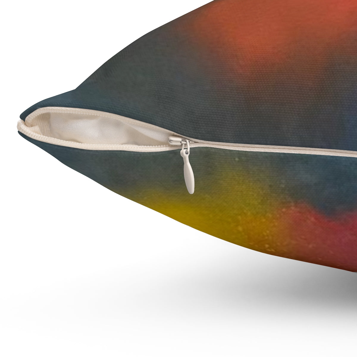 Red Splash Square Pillow